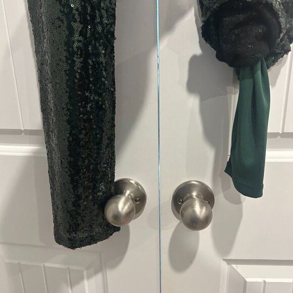 Gianni Bini Green Sequin Leggings Women’s Size M - Picture 9 of 9